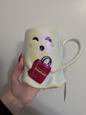 Ghost Mug with HomeGoods Tote